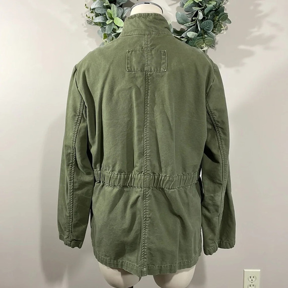 Kensie Jeans Olive Utility Jacket L - Picture 6 of 16